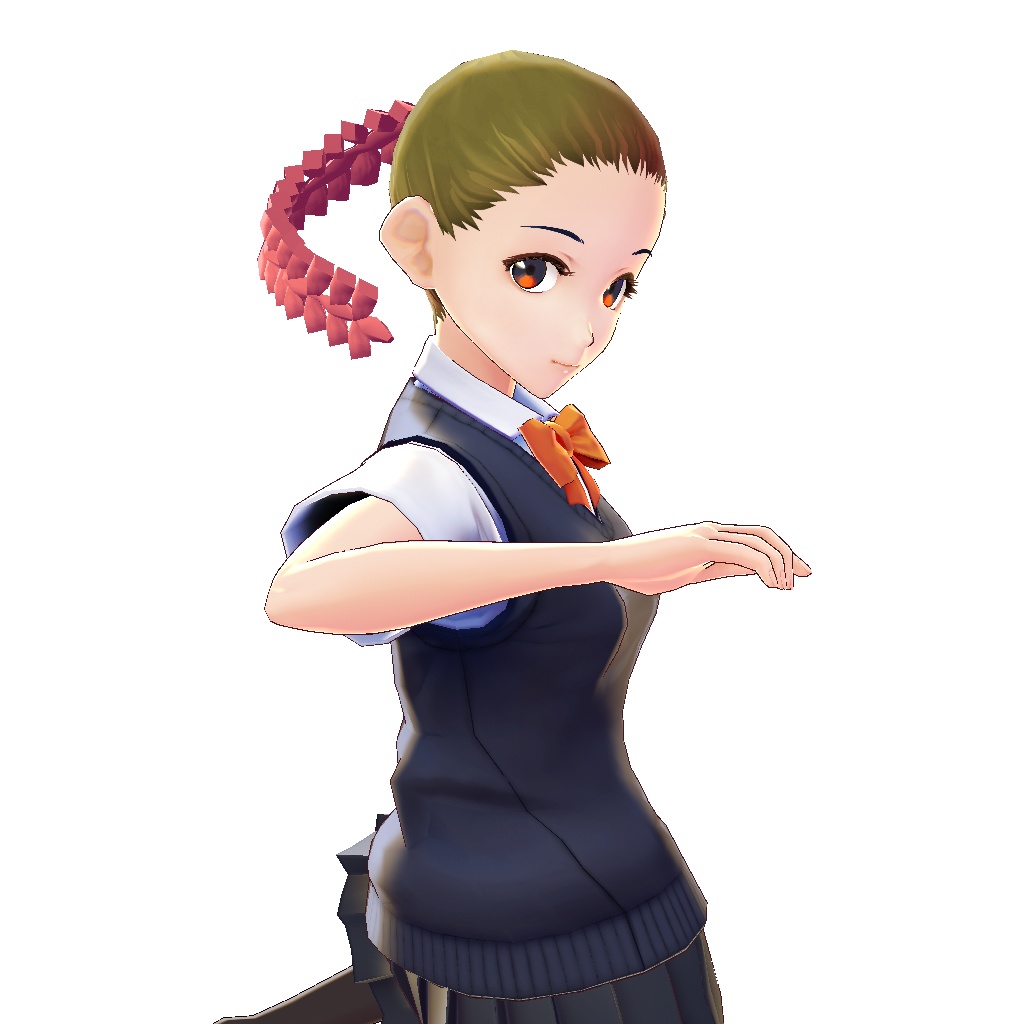 【VRoid】編み込みポニーテール・ベーシック