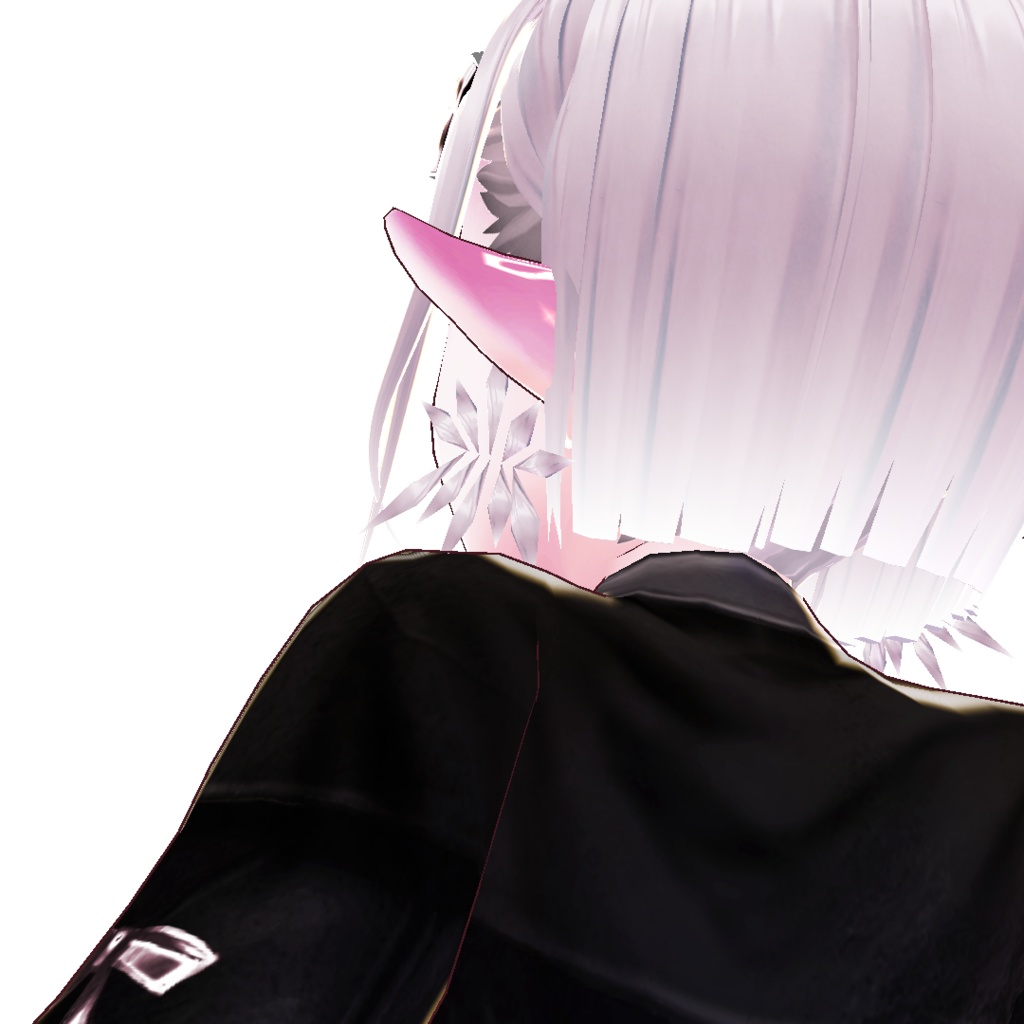 【VRoid】プロシージャルイヤリング・クリスタル