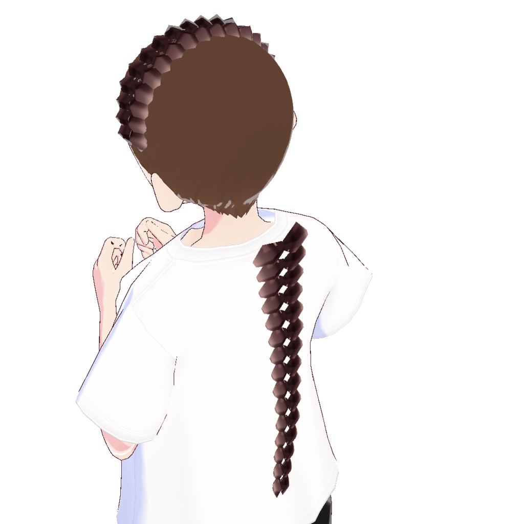 【無料版有】編み込みお下げ&編み込みカチューシャ