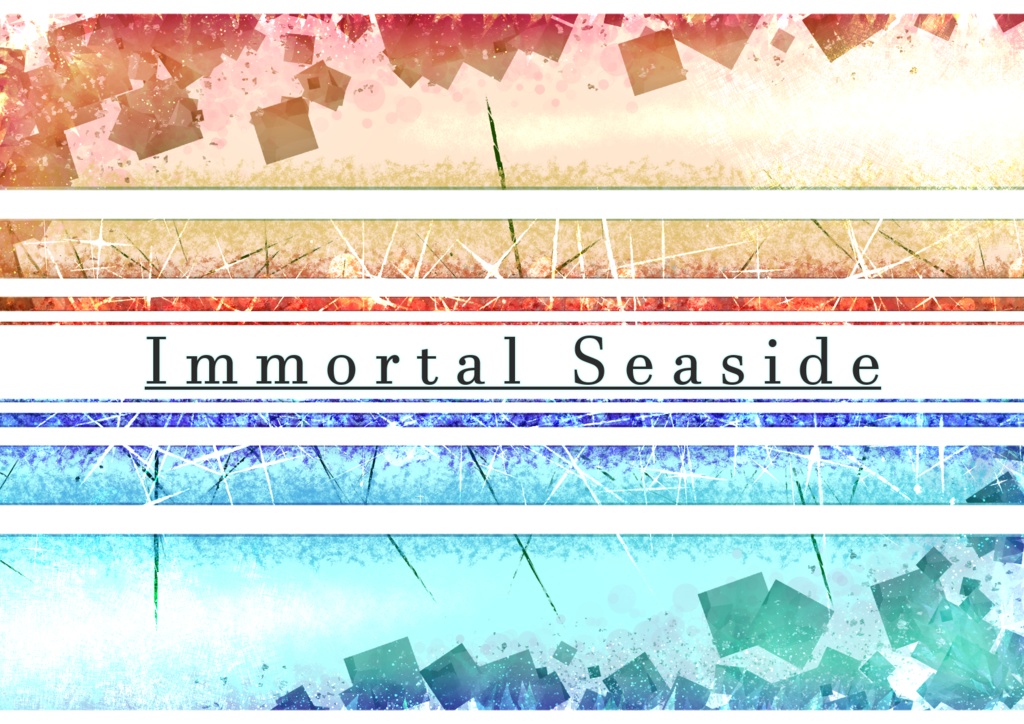 【VRoid】Immortal Seaside製ラッシュガード「砂浜への渇望」