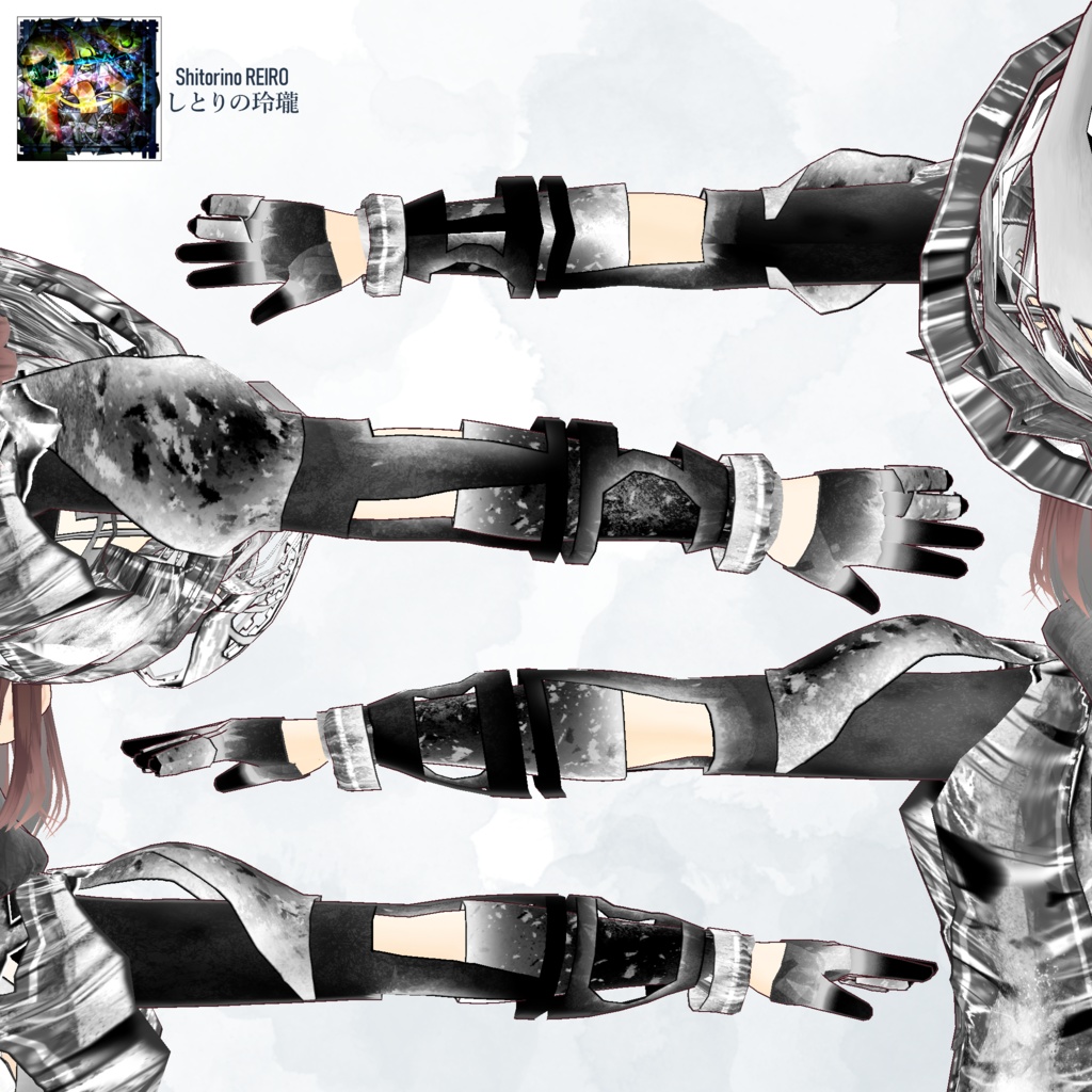 【VRoid】ブルーマリーシールド2