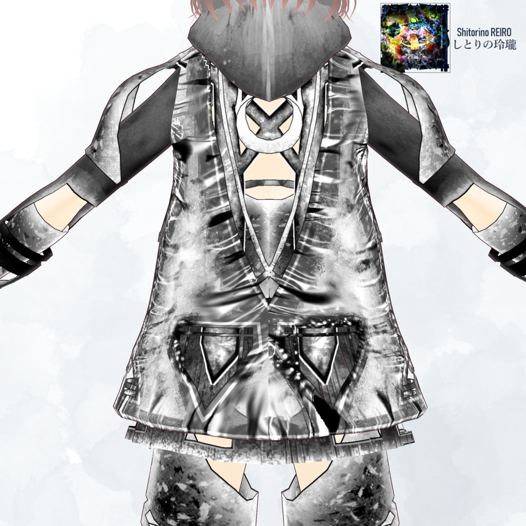 【VRoid】ブルーマリーシールド2