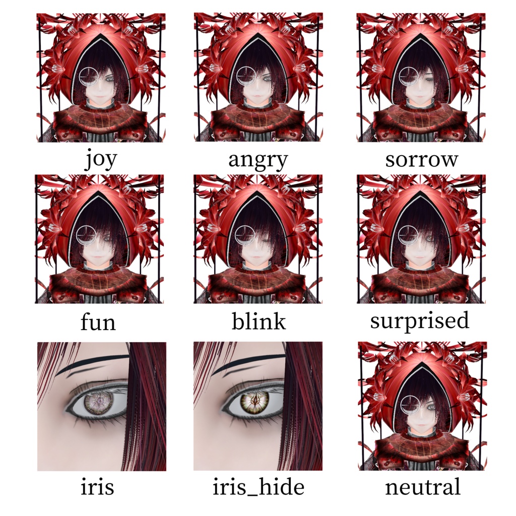 【VRoid】望まれし子供たちの守、 全ての熾し火を燈す紅き青年