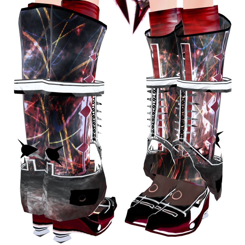 【VRoid】望まれし子供たちの守、 全ての熾し火を燈す紅き青年