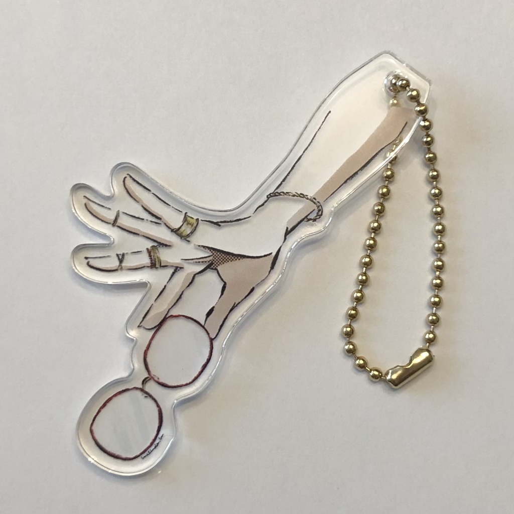 アクリルキーホルダー　私のメガネ