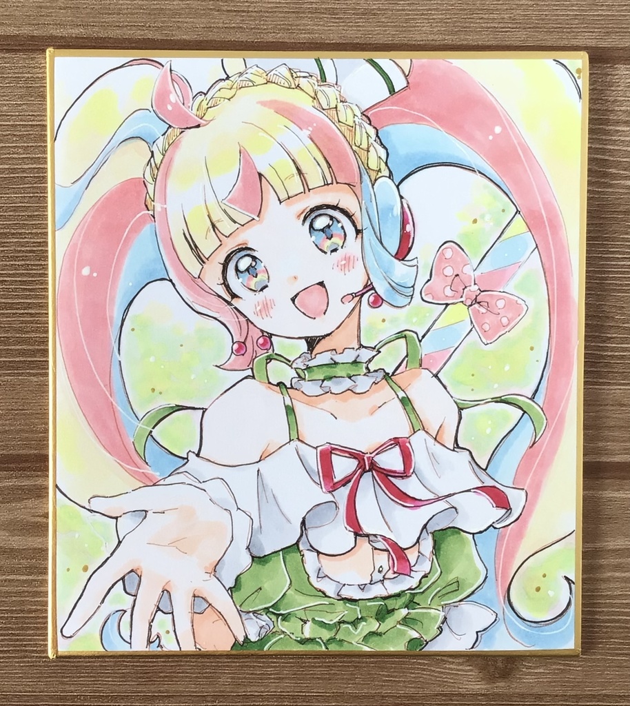 だいあ　ミニ色紙