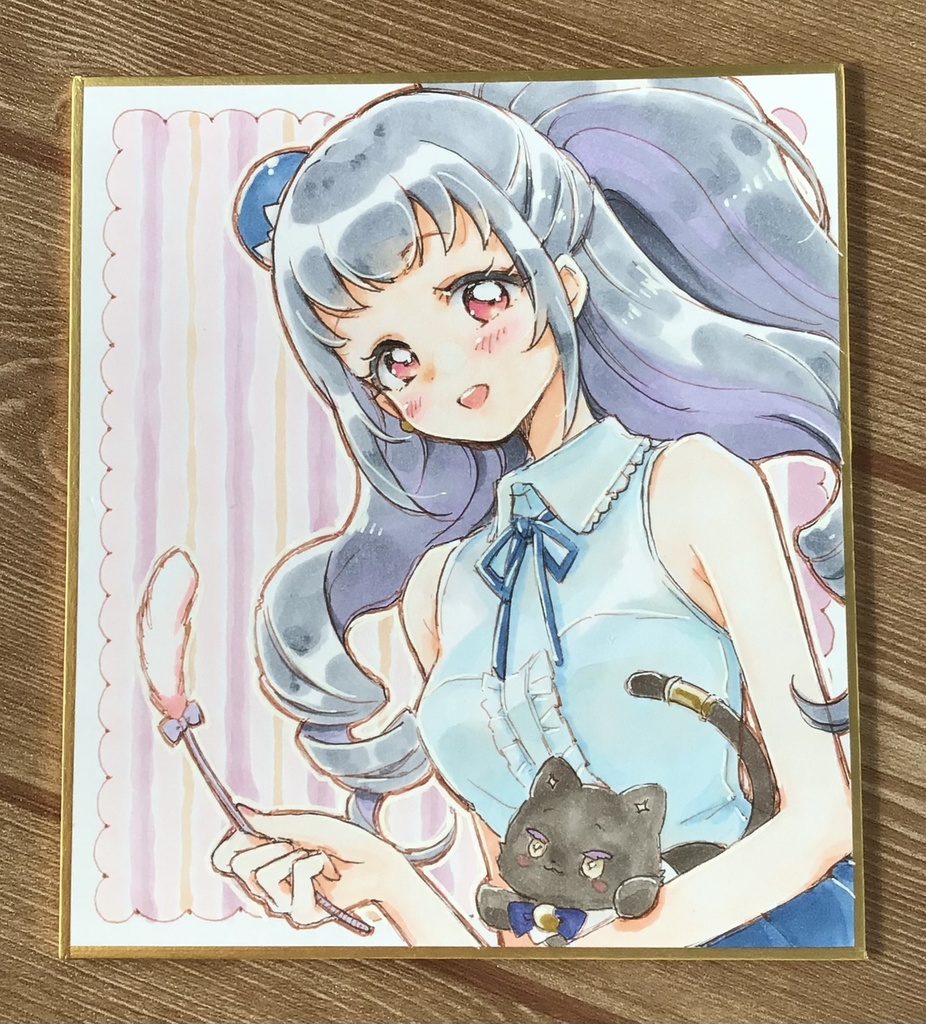 イブ・ルルナ（猫型）　ミニ色紙