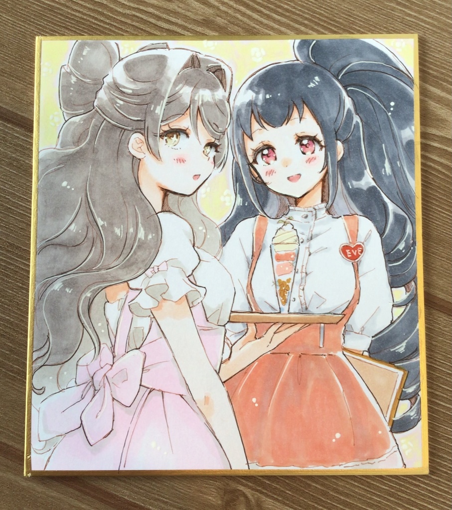 いぶ・るるな（人型）　ミニ色紙