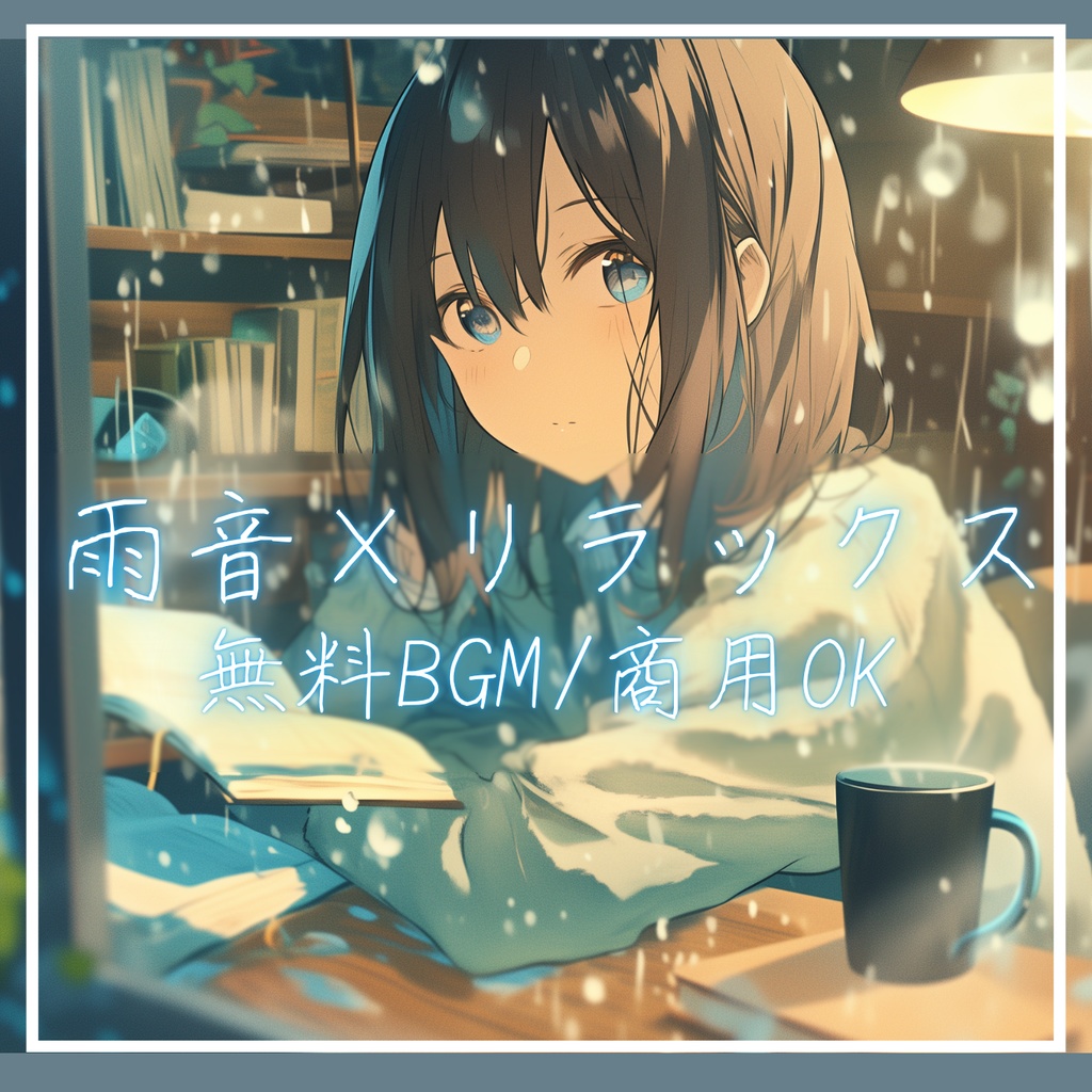 【無料BGM/商用OK/支援版あり】雨音×リラックス