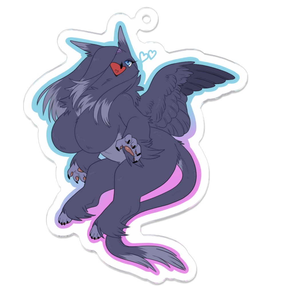 オリジナルキャラクターのアクリルキーホルダー