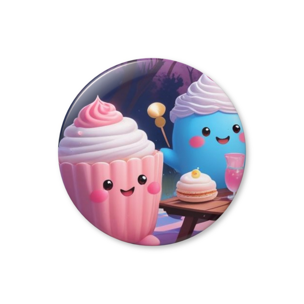 ゆるふわスイーツバッジ