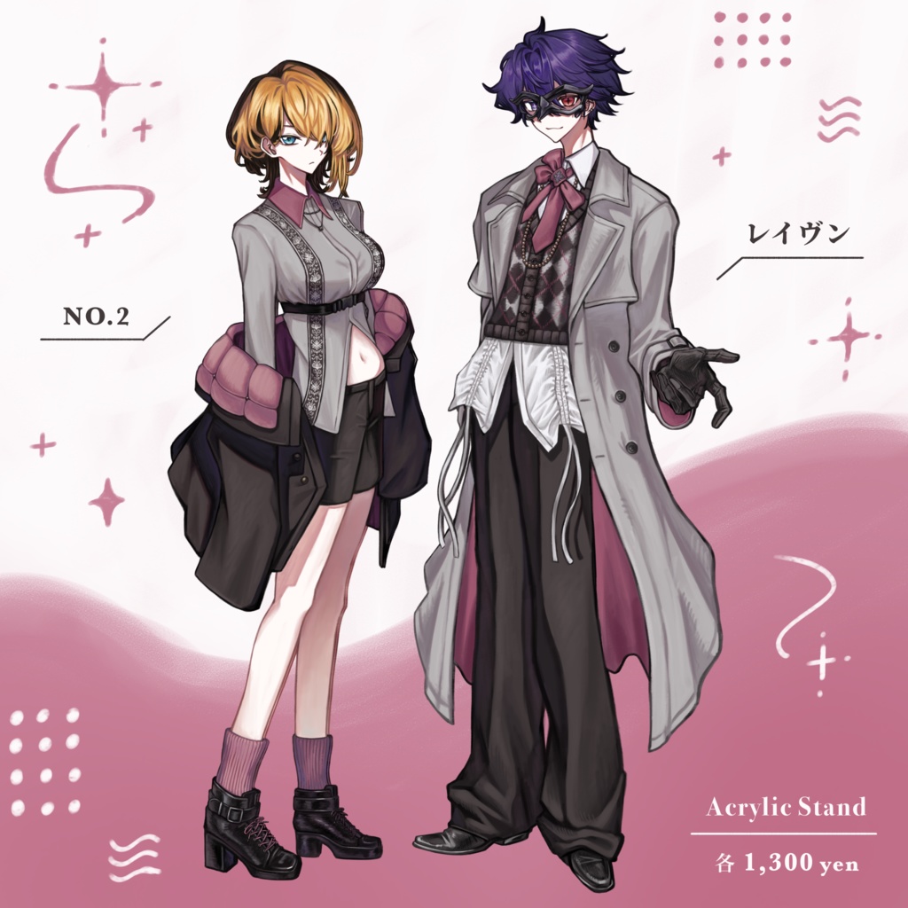【オリジナル衣装アクリルスタンド】レイヴン/No.2
