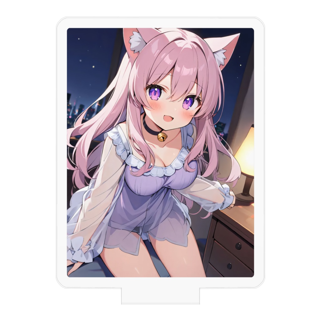 猫音コハク カード風アクスタ 「コハク(夜)」ver.