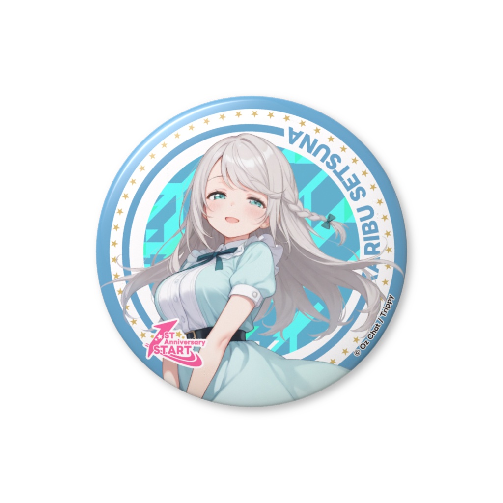 狩部雪奈 缶バッジ #オズチャット1周年
