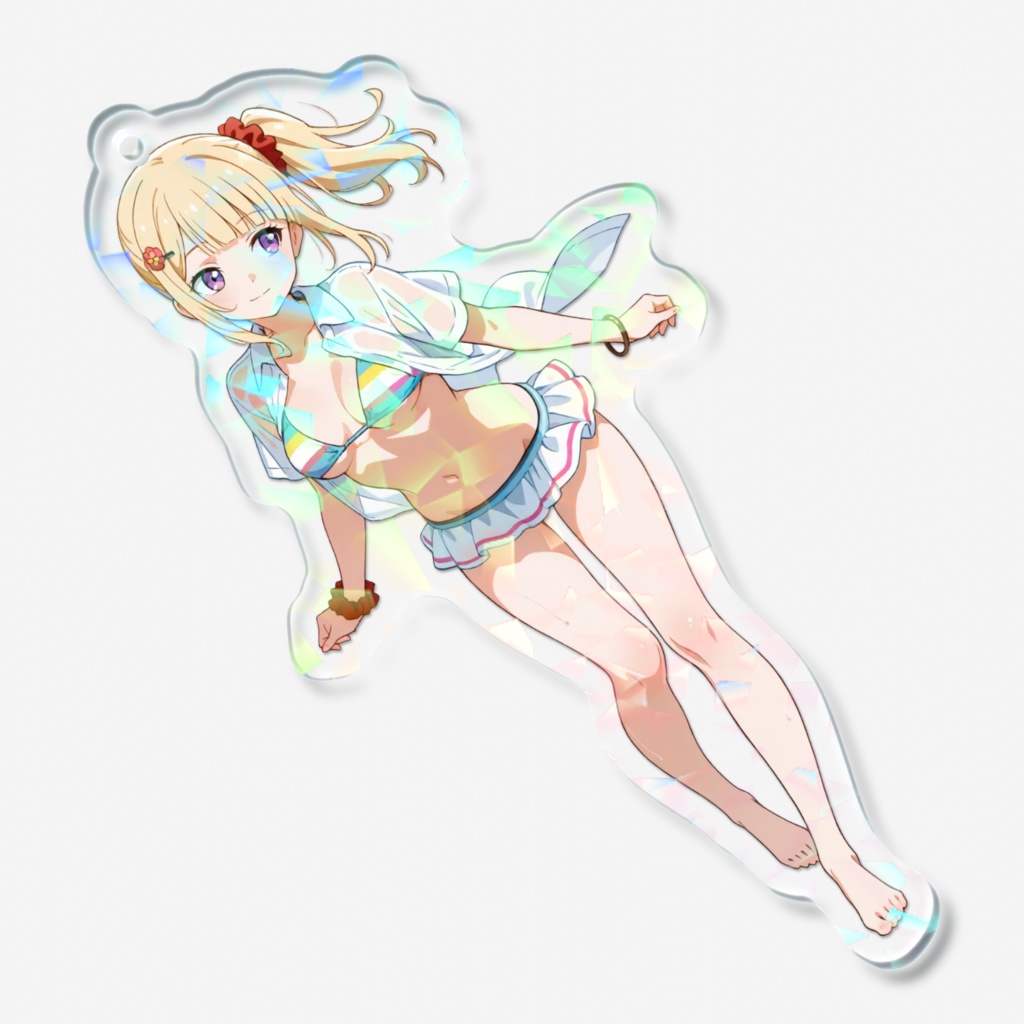 皆月ユナ ホログラムアクリルキーホルダー #オズなつ2025