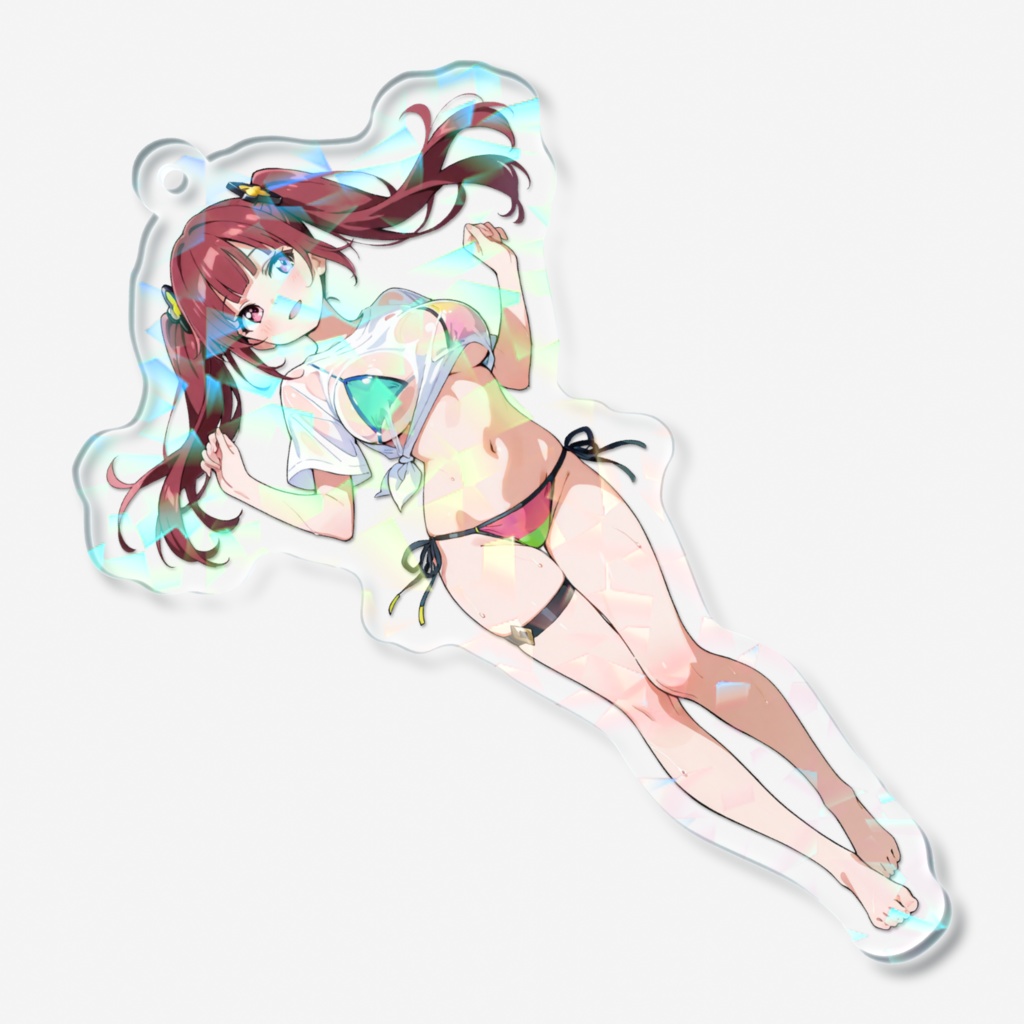 揺蓮サキ ホログラムアクリルキーホルダー #オズなつ2025