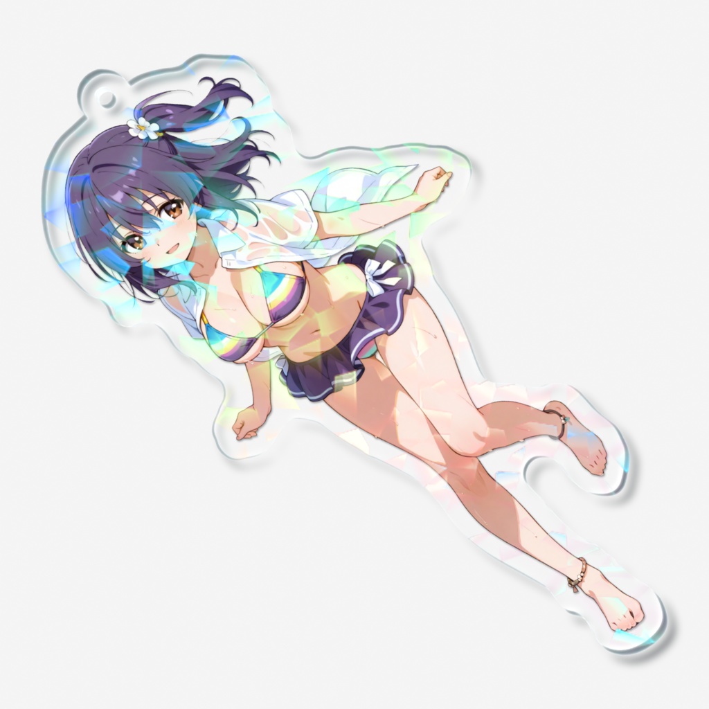 篠崎紫暖 ホログラムアクリルキーホルダー #オズなつ2025