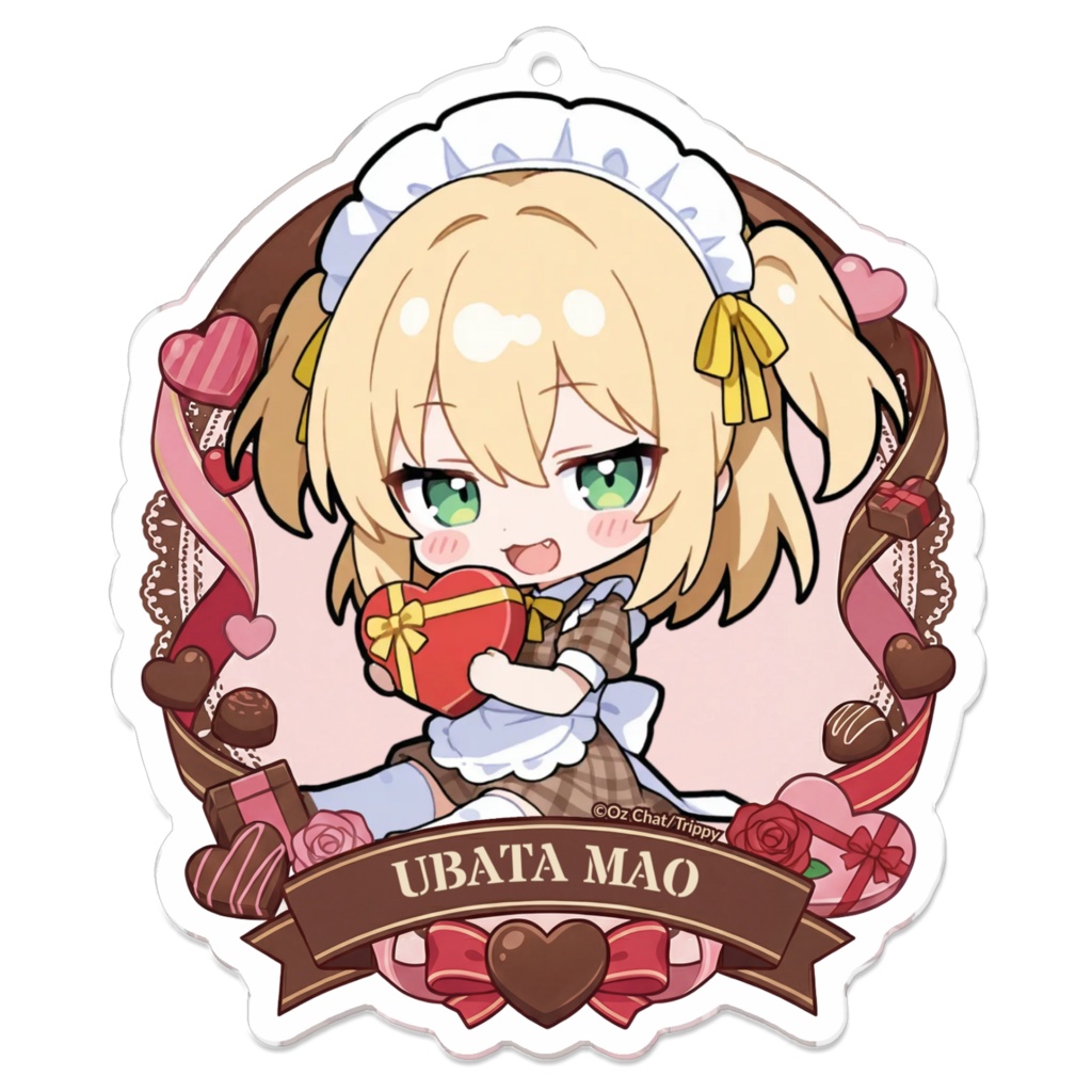 卯畑まお バレンタインデーアクキー