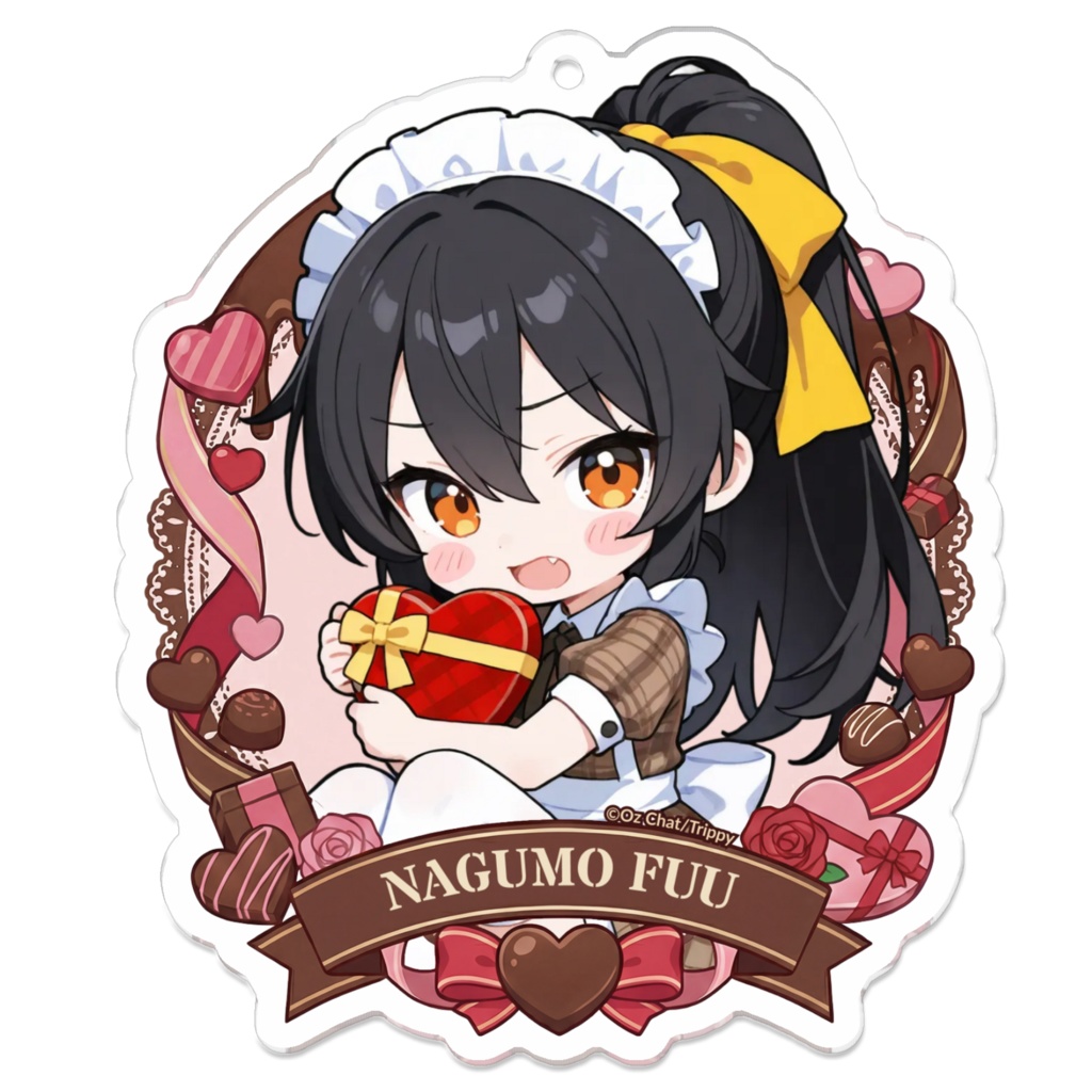 南雲風羽 バレンタインデーアクキー