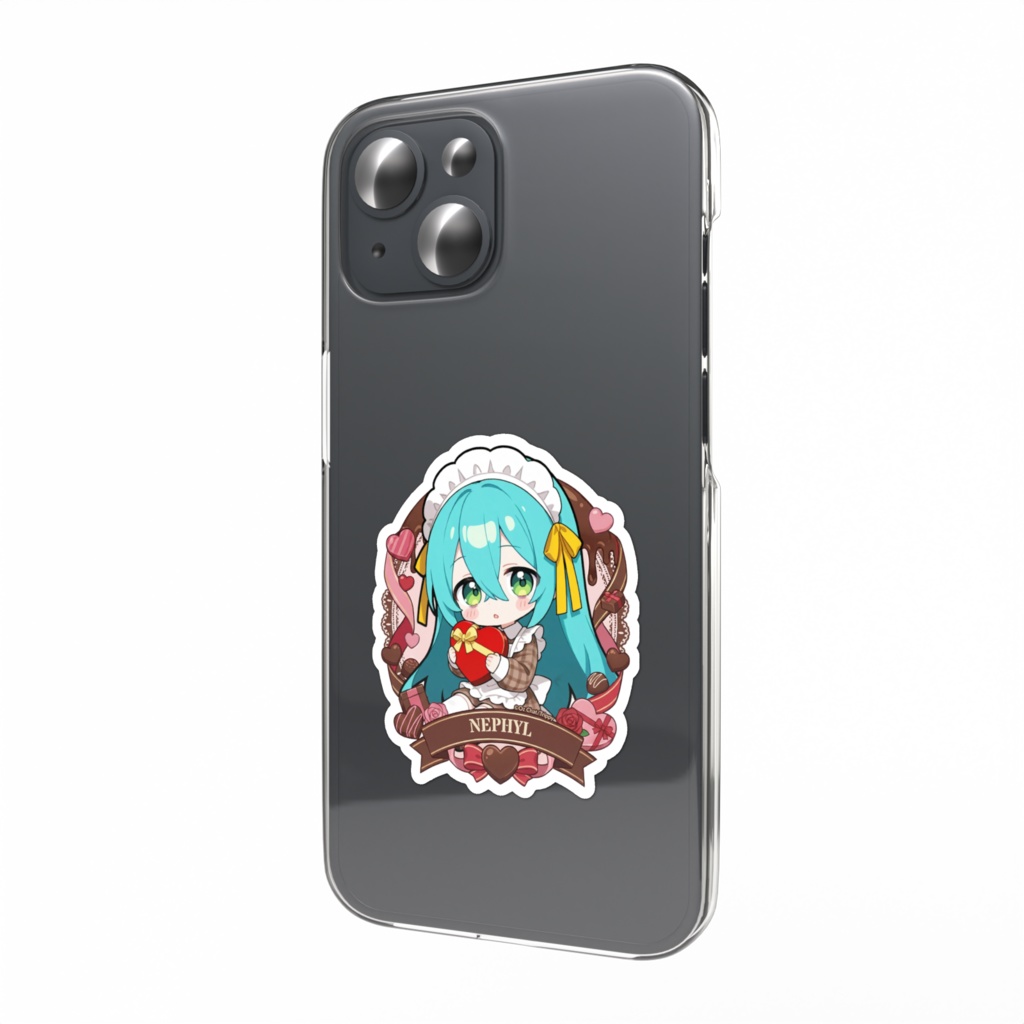 ネフィル バレンタインデーステッカー