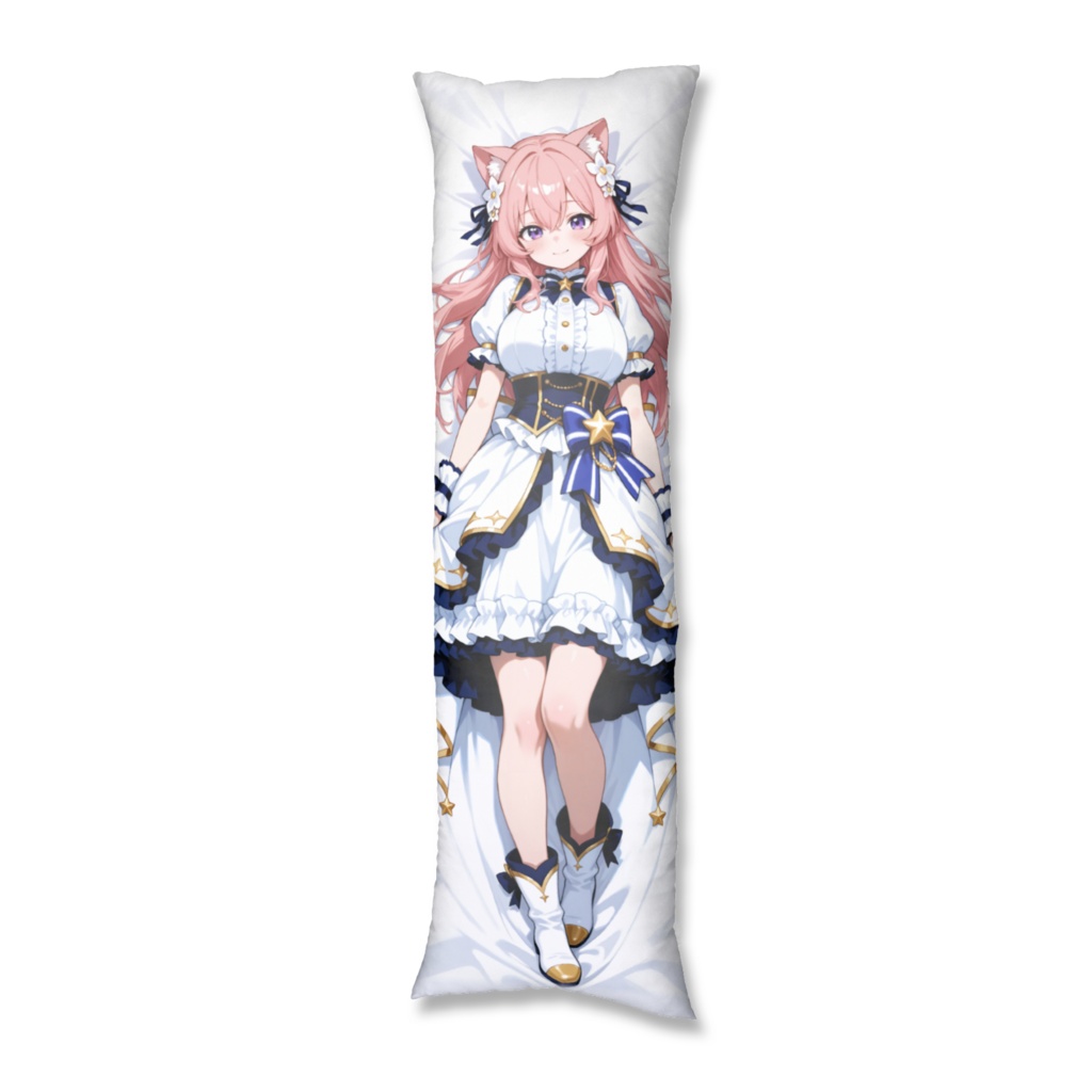 猫音コハク アイドル衣装&どうぶつコスプレ抱き枕カバー #オズチャット2周年