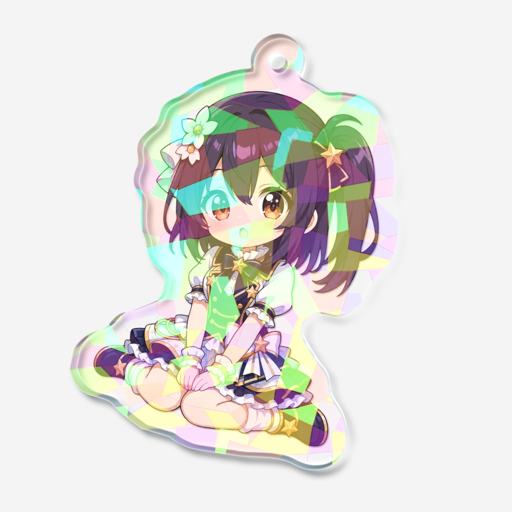 【オズチャット】ホログラムアクリルキーホルダー 篠崎紫暖 アイドルver.