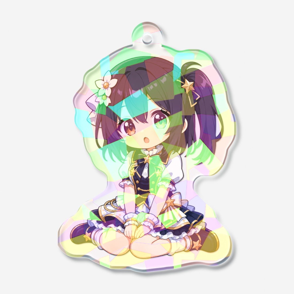 【オズチャット】ホログラムアクリルキーホルダー 篠崎紫暖 アイドルver.
