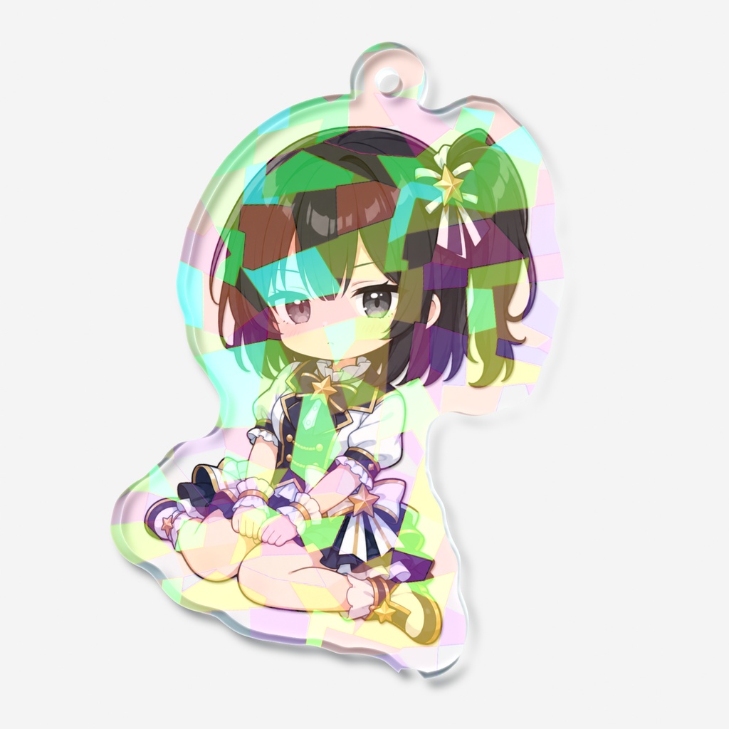 【オズチャット】ホログラムアクリルキーホルダー 久栖ありさ アイドルver.