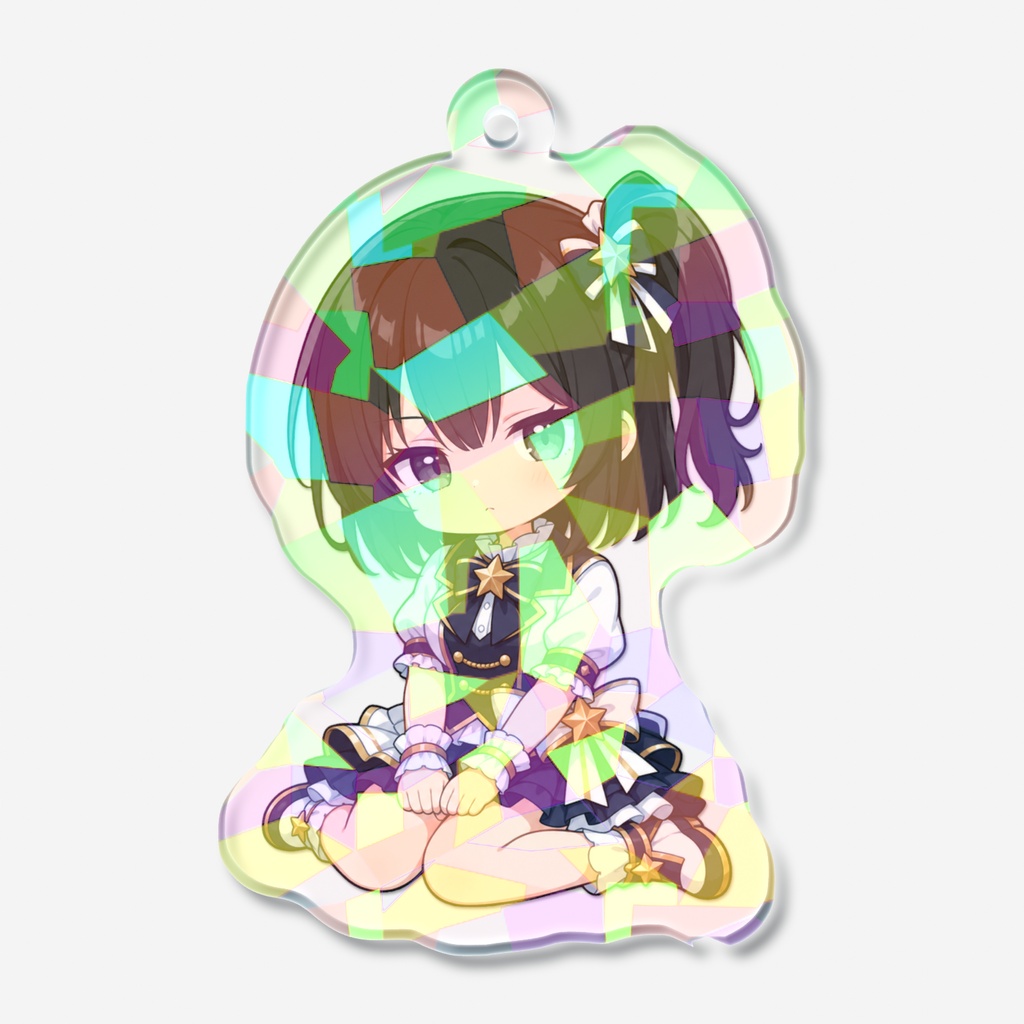【オズチャット】ホログラムアクリルキーホルダー 久栖ありさ アイドルver.