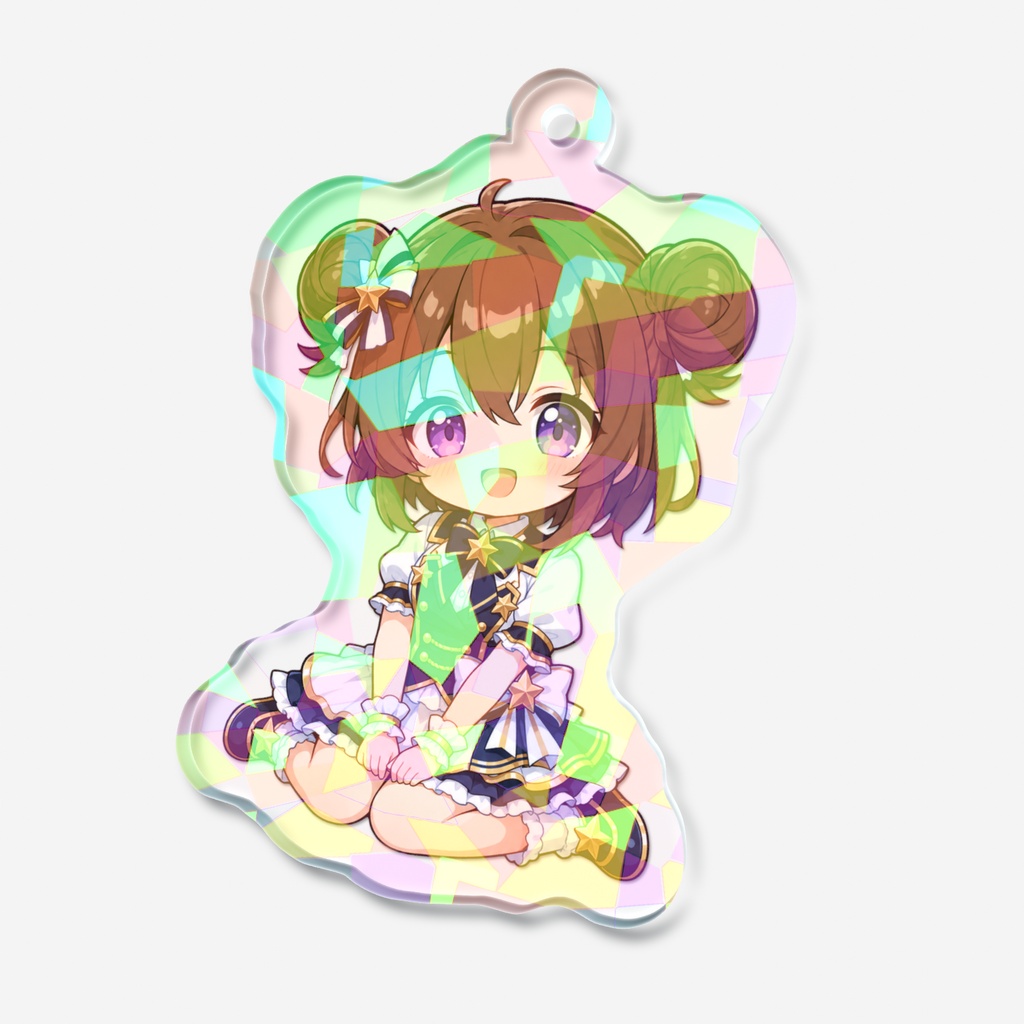 【オズチャット】ホログラムアクリルキーホルダー 平知ねの アイドルver.