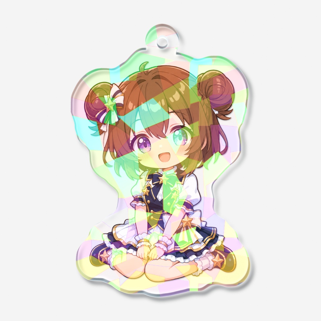 【オズチャット】ホログラムアクリルキーホルダー 平知ねの アイドルver.