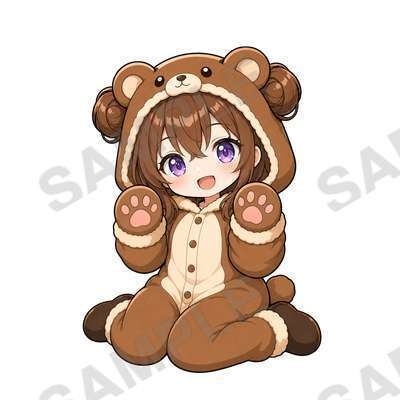 【オズチャット】ホログラムアクリルキーホルダー 平知ねの きぐるみver.
