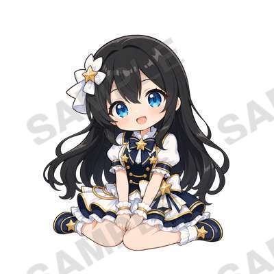 【オズチャット】ホログラムアクリルキーホルダー 天縫結衣 アイドルver.