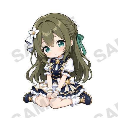 【オズチャット】ホログラムアクリルキーホルダー 空乃遥 アイドルver.