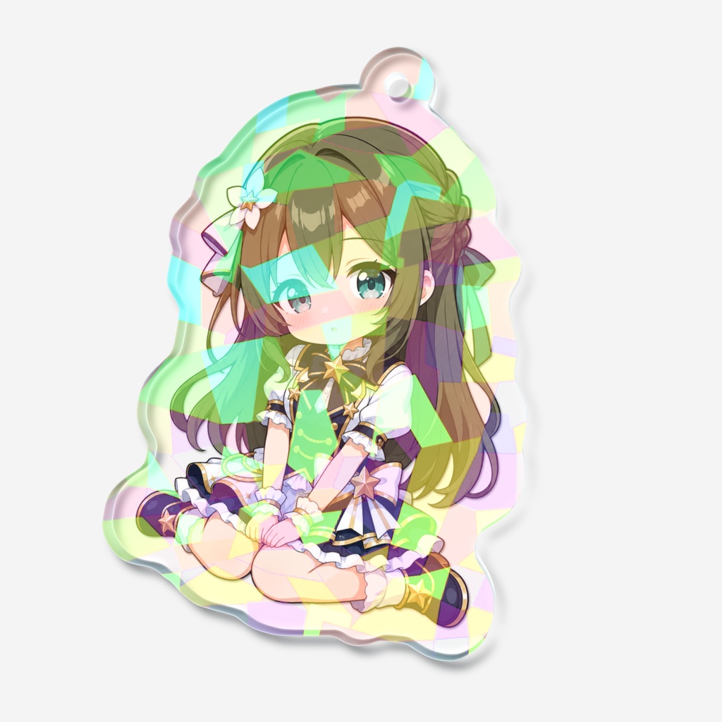 【オズチャット】ホログラムアクリルキーホルダー 空乃遥 アイドルver.