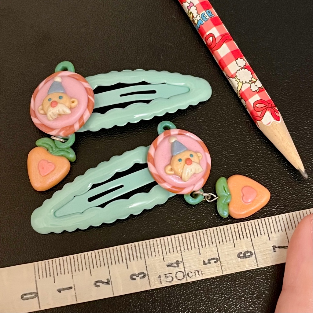 ゆらゆらぱっちんピン-おげんき顔