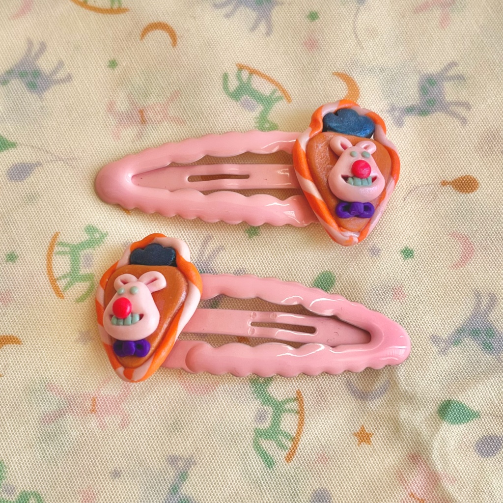 ぱっちんピン-サーカスうさぎ