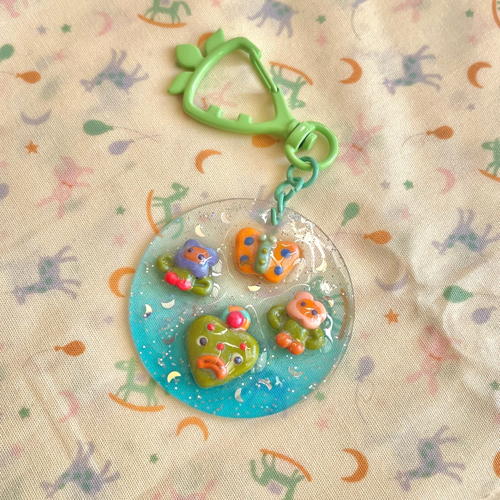 キーホルダー-お花の妖精