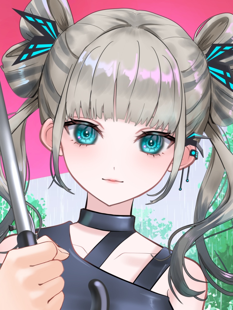 【無料】雨の日のおはようVtuber素材②