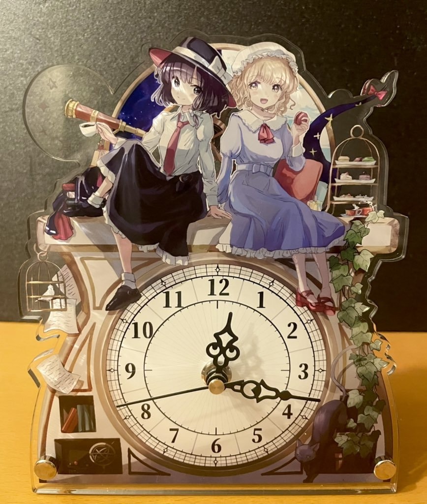 秘封アクリルクロック