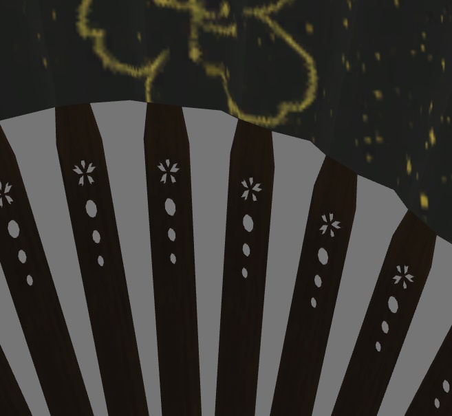 扇子(開閉シェイプキー付き)