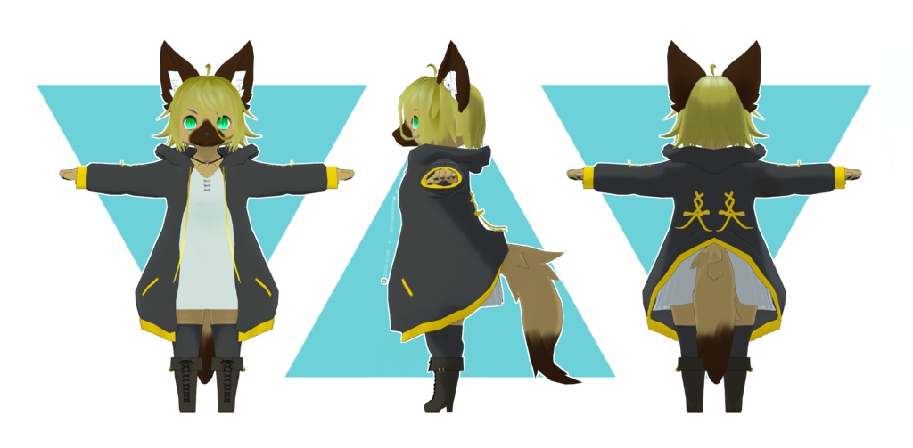 オリジナル3Dモデル【リト】