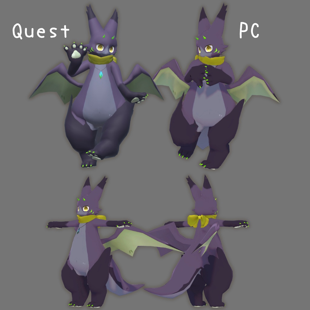 オリジナル3Dモデル【キリ】