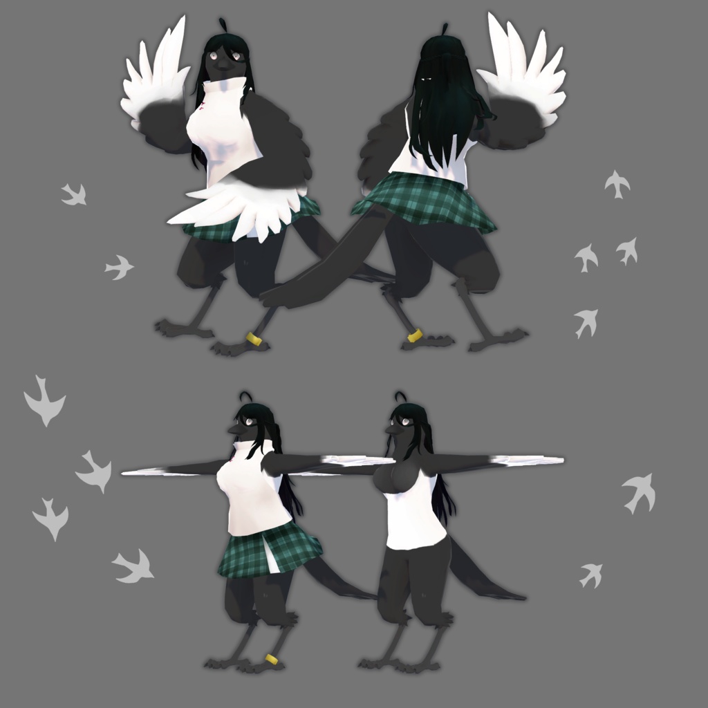 オリジナル3Dモデル【ソワレ】