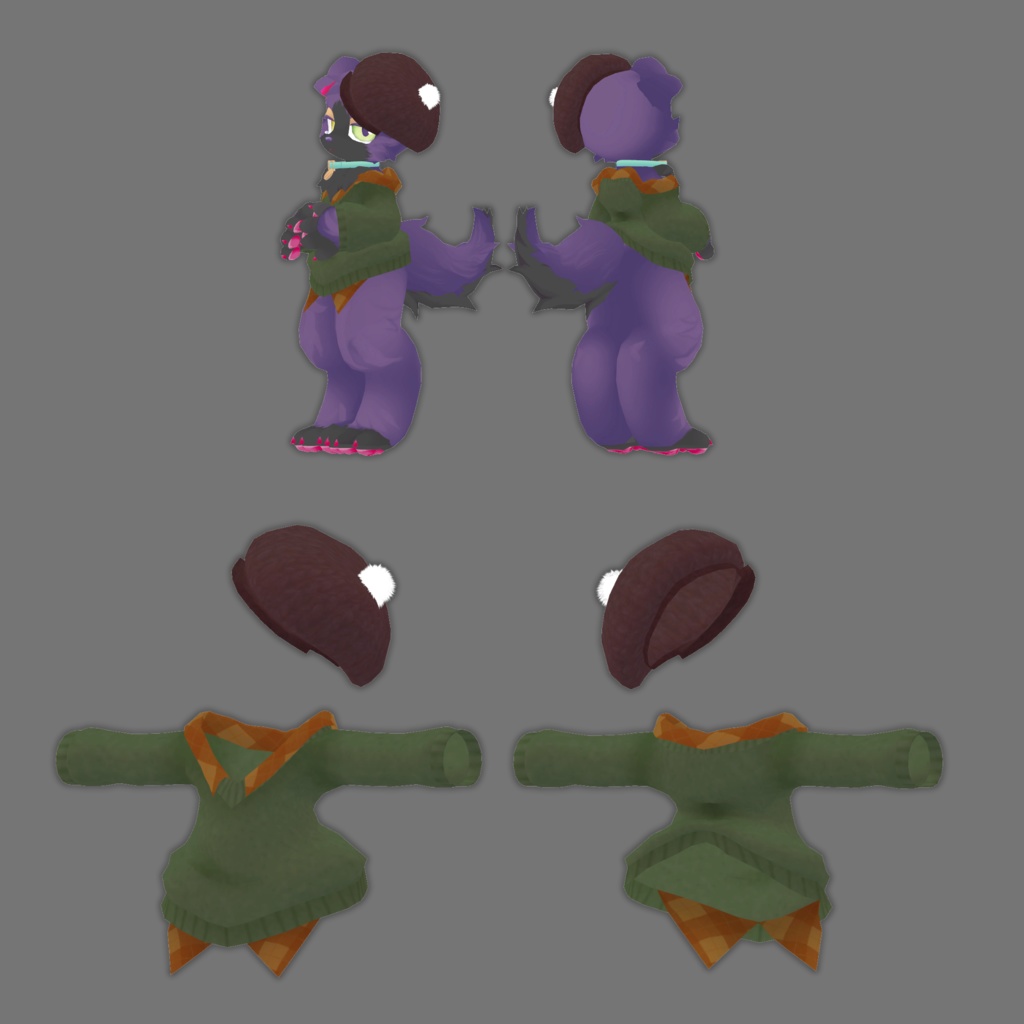 【ヨナキイヌ専用】お出かけセータースタイル