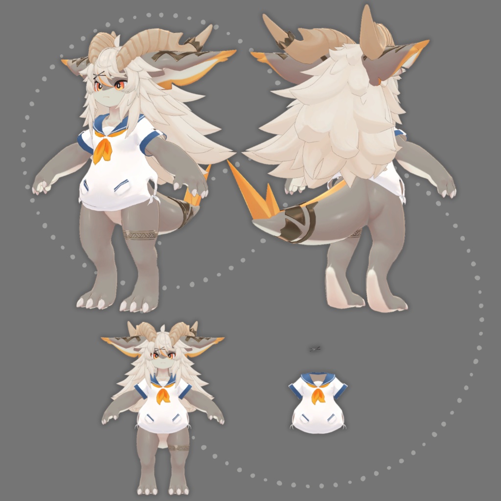 【フォシュニア専用】セーラートップス