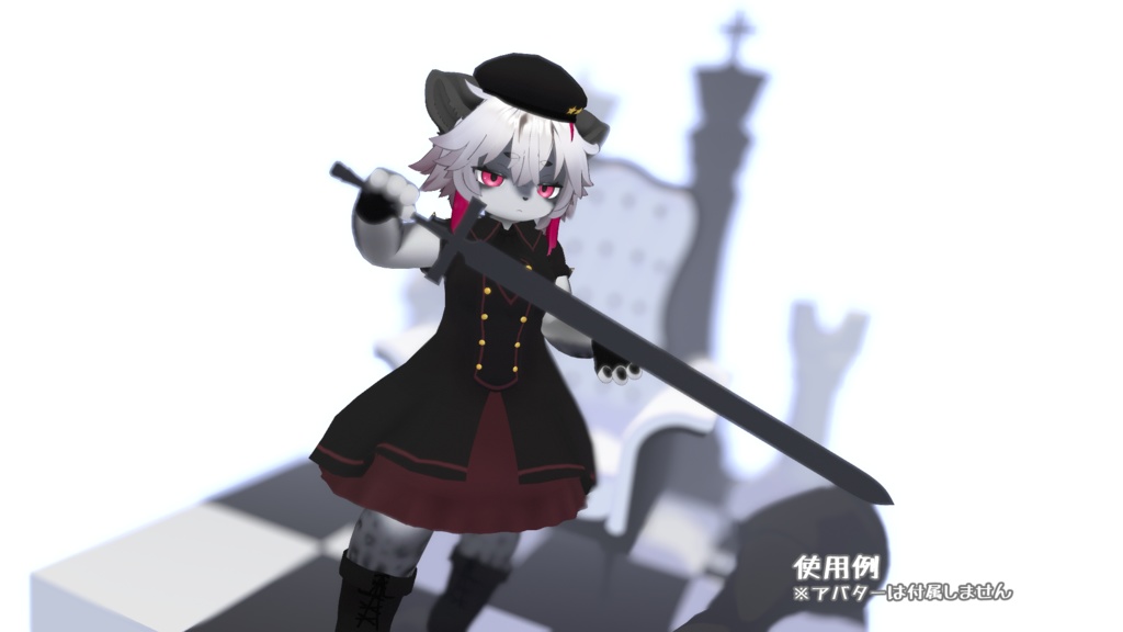 【灰島専用衣装】軍服ワンピース