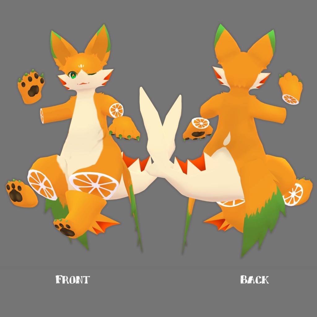 オリジナル3Dモデル【フリュール】