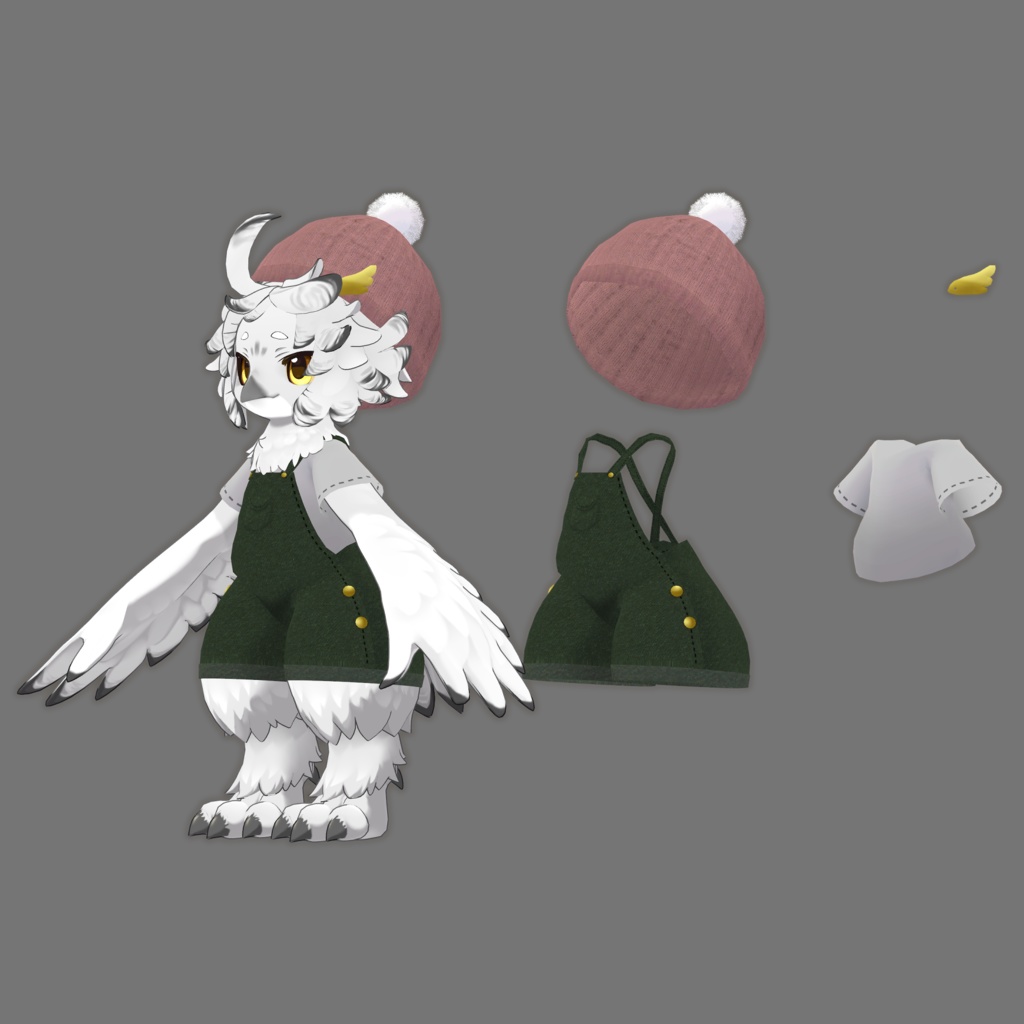 【ノワ専用衣装】オーバーオールコーデ