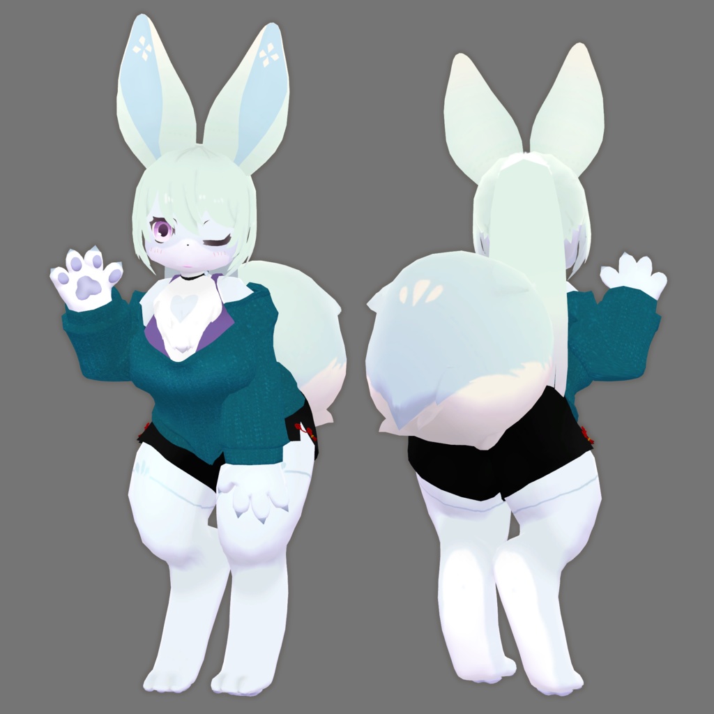 オリジナル3Dモデル【よひら】